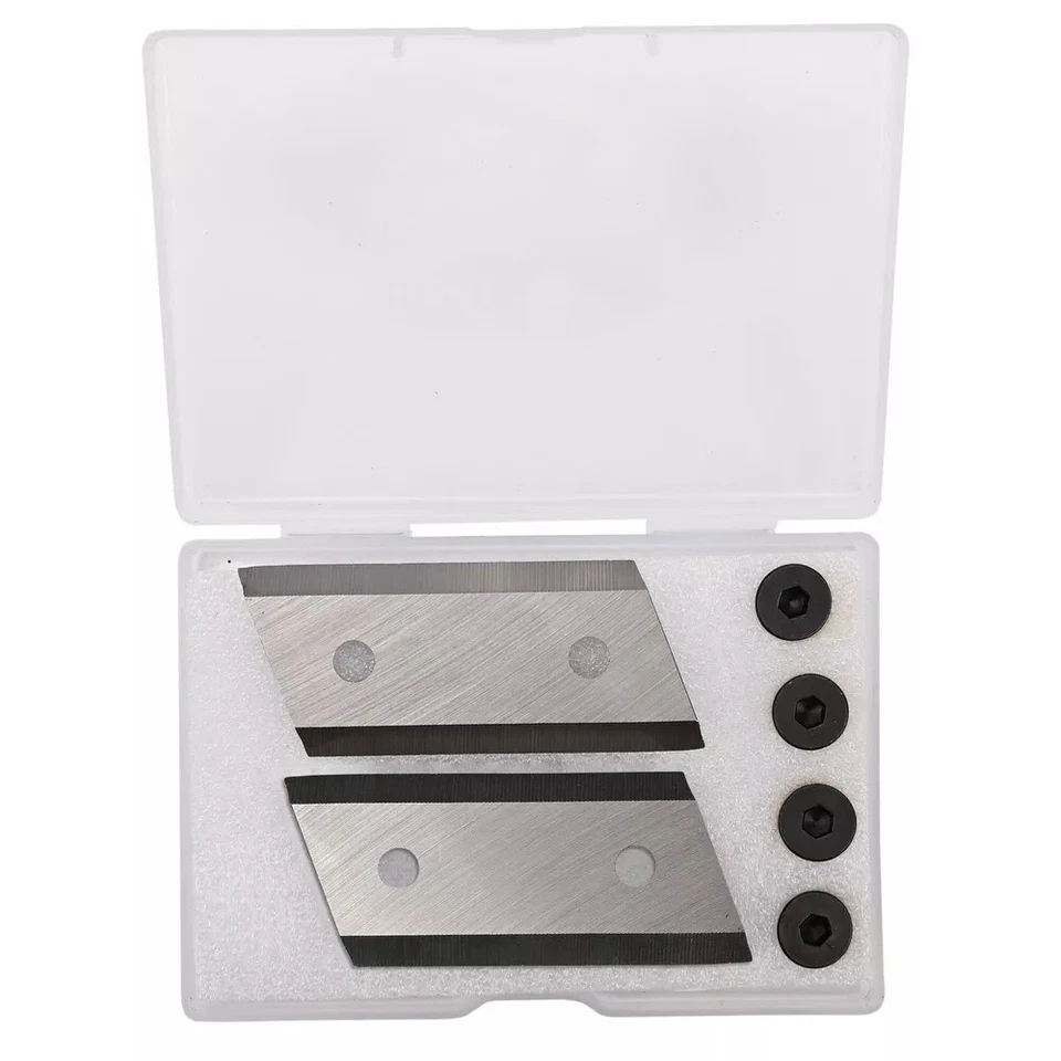 4X Häcksler Schredder Klinge Gartenhäcksler Messer Ersatzklingen mit M6 Schraube - Bild 3 von 4