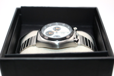 Citizen AN3660-81A Bullhead White Dial Record Label Tsuno Chrono