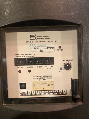 Basler Electric BE1-46N G1E B8P A0NF Negative Sequence Overcurrent Relay Used