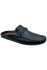 Donald Pliner Vincent Tumbled Calf Leather Slip-On Loafer Black