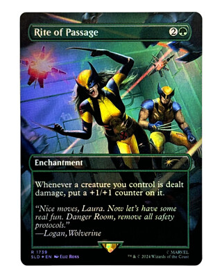 MTG | Rite of Passage | Secret Lair | Marvel | Wolverine | Foil | NM | EN