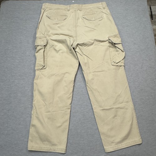 Polo Jeans Ralph Lauren Mens Khaki Cargo Pants Authentic Military Trouser 40X34 - Picture 2 of 12