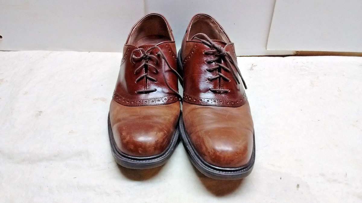 Florsheim Oxford Mens 10 D Brown Comfortech 70367 Saddle Shoes Leather Suede Amazon.com | Florsheim Men main image 2