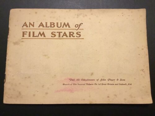 An Album Of Film Stars Issued By JOHN PLAYER & SONS 1934 COMPLETE - Photo 1/5