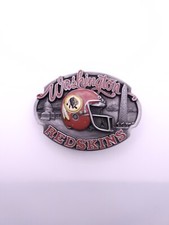 vintage nfl belt buckle Washington Redskins