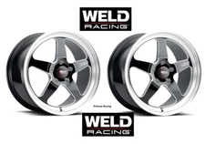 Weld Racing Ventura S155 18x5 front runners drag wheels 09-15 Cadillac CTS-V LSA