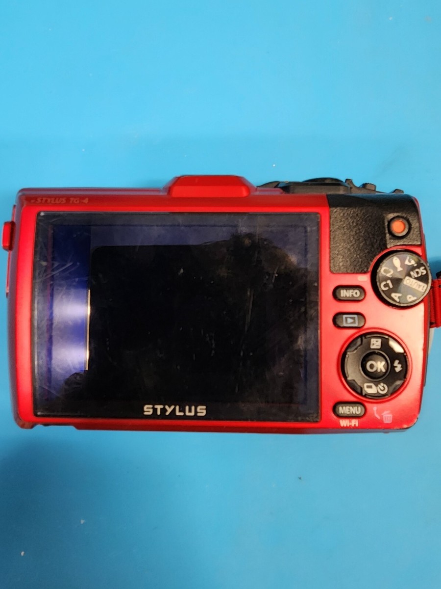 Olympus STYLUS Tough TG-4 Red Digital Camera Waterproof 15m