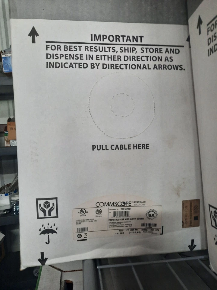 Commscope Systimax GigaSpeed X10D Category 6A Plenum cable - Image 4 of 4