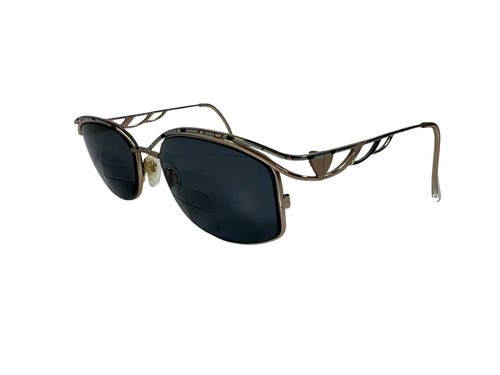Vintage Cazal Gold Metal Artistic Funky Frames Glasses Made In Germany Frames