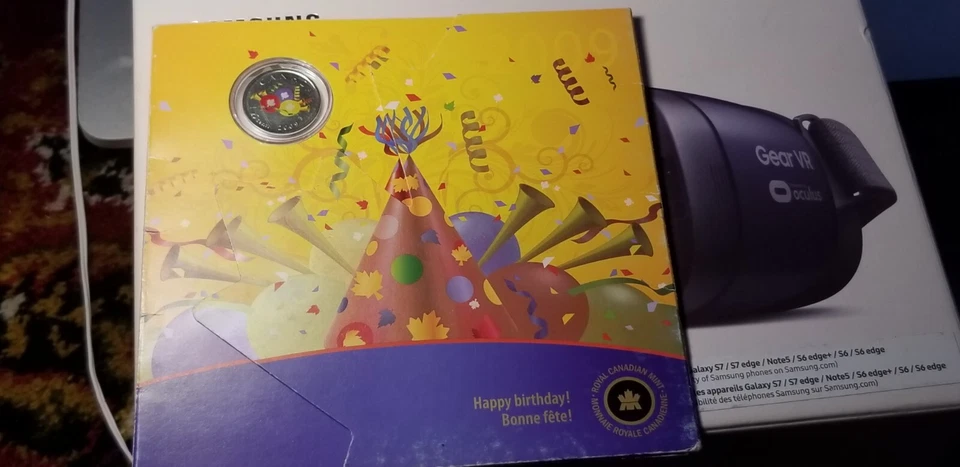 2009 Canada Birthday Balloons Coloured 25 Cent Coin. - Image 2 of 3