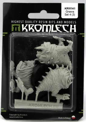Kromlech KRM141 Gnaws Set 4 [3] Alien Predators Orc Beasts Miniatures Monsters