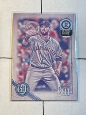 Brandon Belt 2018 Topps Gypsy Queen Missing Black Plate SP Parallel #182 Giants