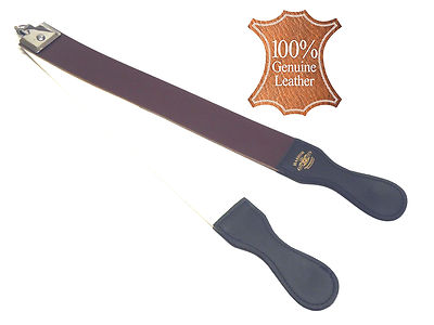 Professional Barber Leather Strop Straight Razor Sharpening Shaving ...
