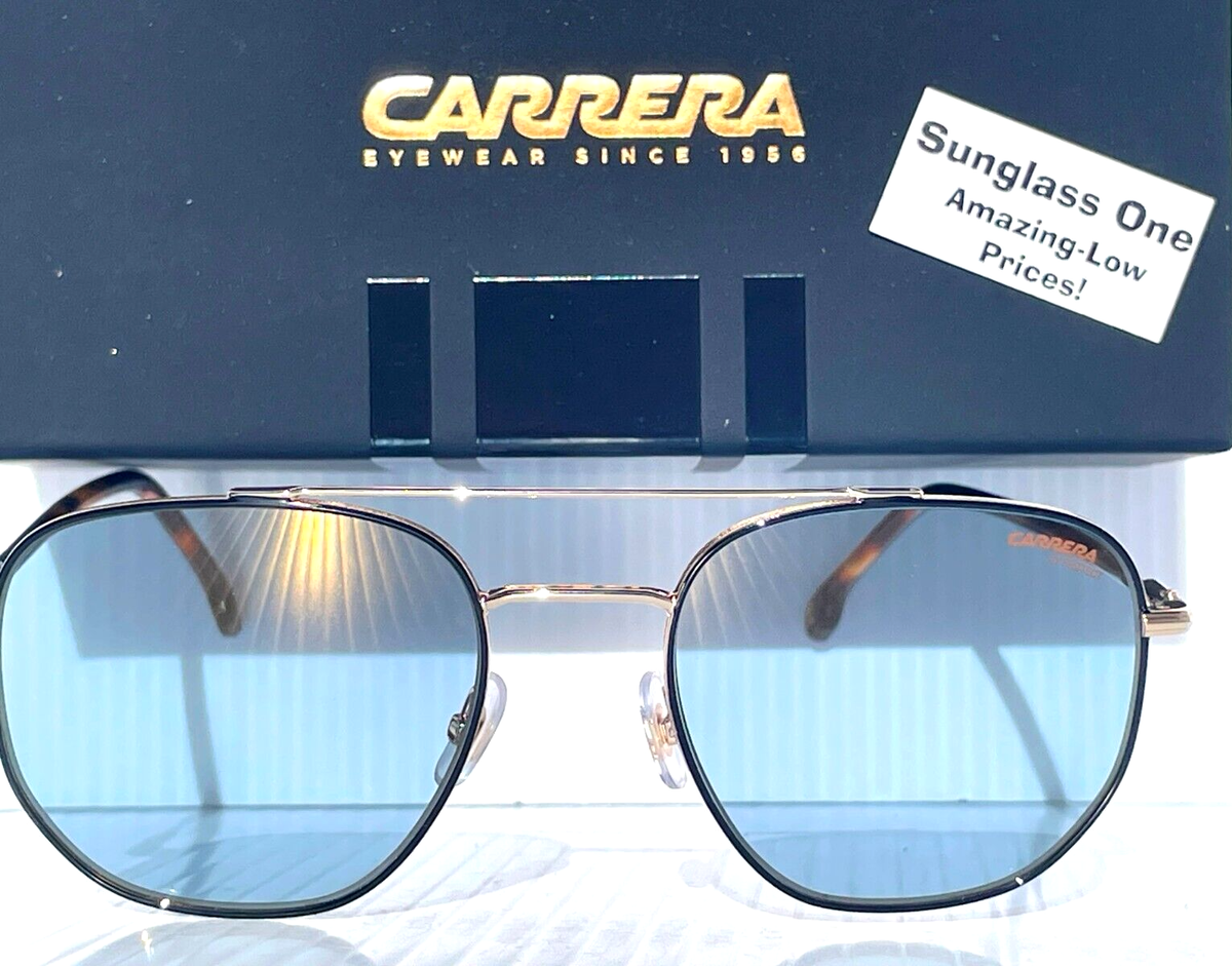New CARRERA Gold Tortoise Frame Grey Mirror Lens Sunglass 236/S