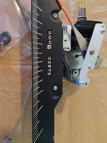 MOPAR 1967-68 CHRYSLER IMPERIAL 120 SPEEDOMETER GOOD CONDITION W/RESET CABLE - Picture 2 of 9