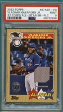 2022 Topps Vladimir Guerrero Jr 1987 Topps All Star Baseball Relic #ASASRVG PSA9