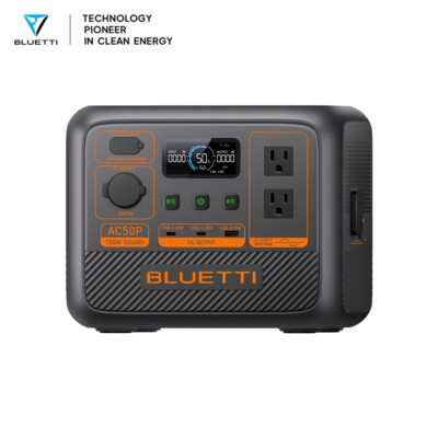 BLUETTI AC50B/AC50P 700W 443Wh/504Wh Portable Power Station for