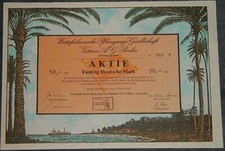 Zachodnioafrykańskie Towarzystwo Sadzenia "Victoria" AG 1985 50 DM