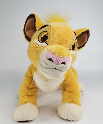 Simba Plush Lion King Young Simba Cub 13'' Stuffed Animal Toy Disney Store