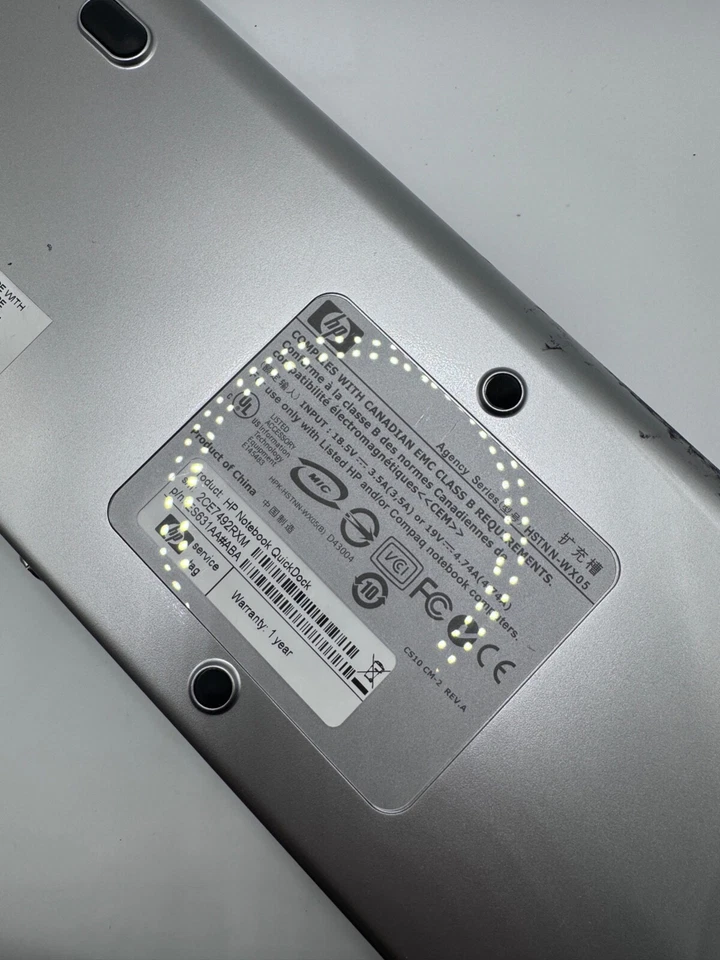 HP Notebook QuickDock ES631AA Free Shipping NO POWER CORD - Image 3 of 4