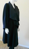 Swing Wrap Trench Coat Classic Jacket Shades in Blue Size L XL Plus 1X NWT $300.
