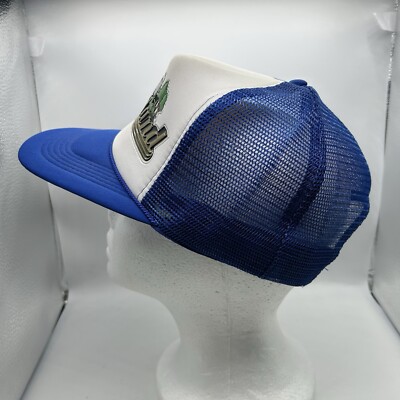 Vintage Graceland Hat Snapback Trucker Cap Mens Blue Elvis  display picture 1