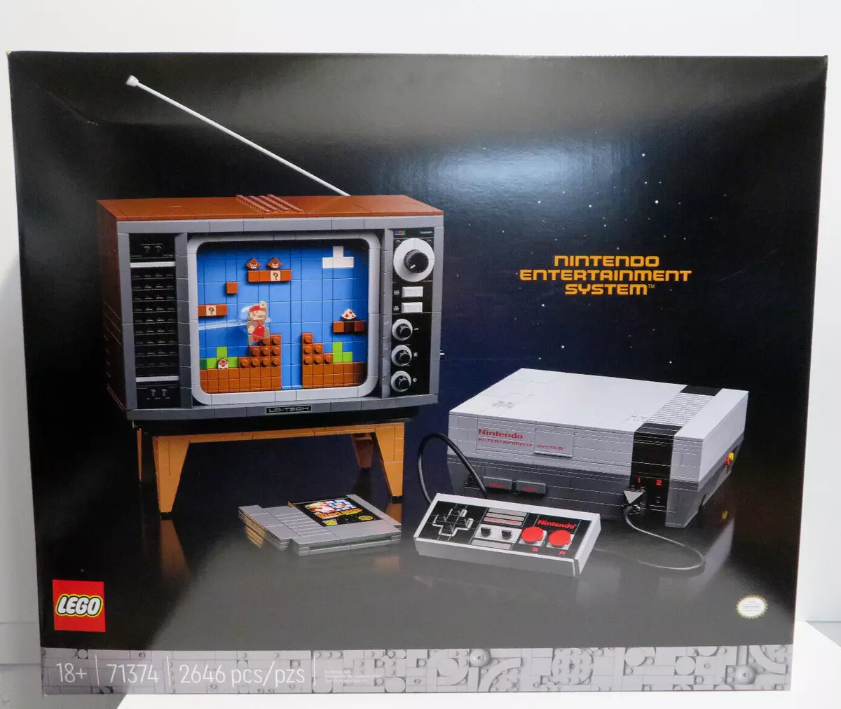 LEGO® Nintendo Entertainment System™ 71374 Building Kit;Creative Set for  Adults; Build Your Own NES and TV