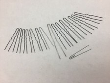 Wire Hair Pin Lot 15 Vintage Vanity 3 3/4", 3", 2 3/8"