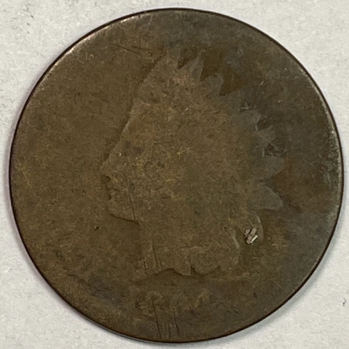 1864 Bronze Indian Head Cent Almost Good AG Coin #15719