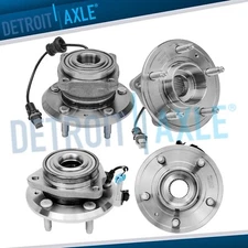 Front Rear Wheel Bearing and Hubs Kit for Pontiac Torrent Suzuki XL-7 Saturn Vue
