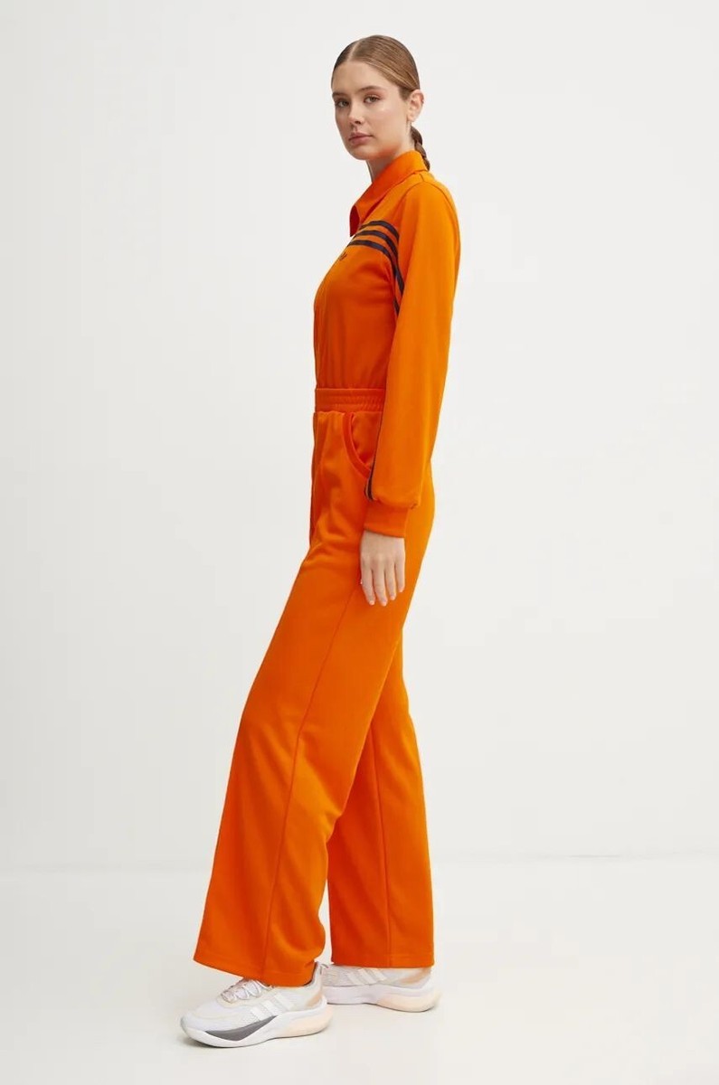 ADIDAS ORIGINALS 70'S JUMPSUIT ORANGE UK XS,M BNWT LAST 2