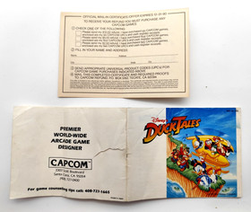 DuckTales (Nintendo NES, 1989) COMPLETO CIB autentico testato e pulito!
