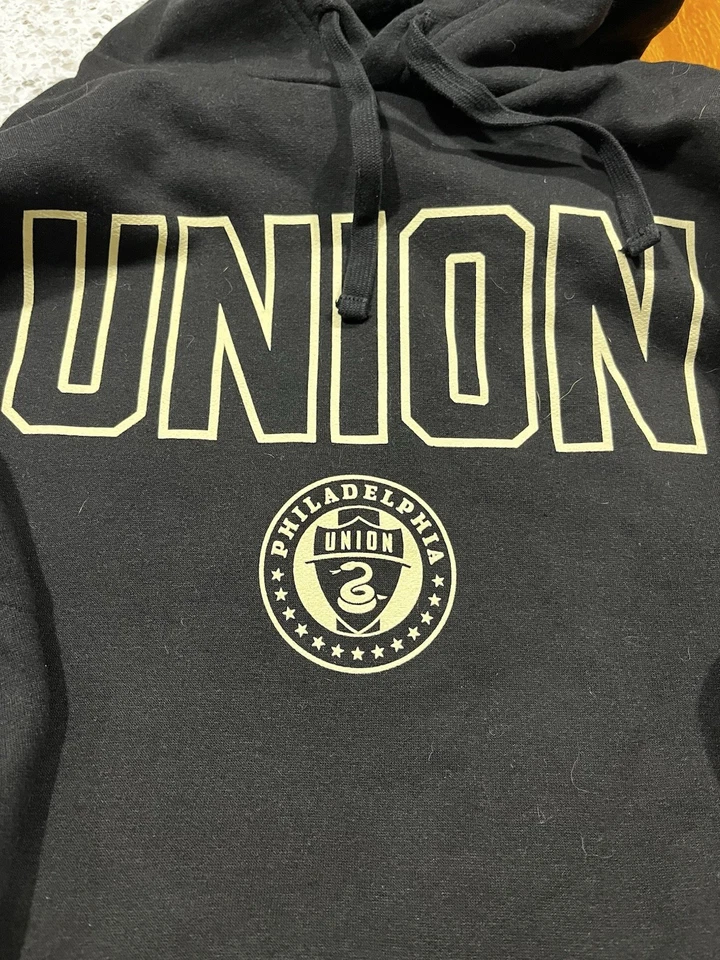 Sudadera con capucha negra Philadelphia Union talla XL Foto 4 de 4