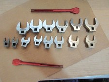Snap On 38 Drive Sae 14 Pc Crows Feet Wrench Set 716-1 14 Great Condition