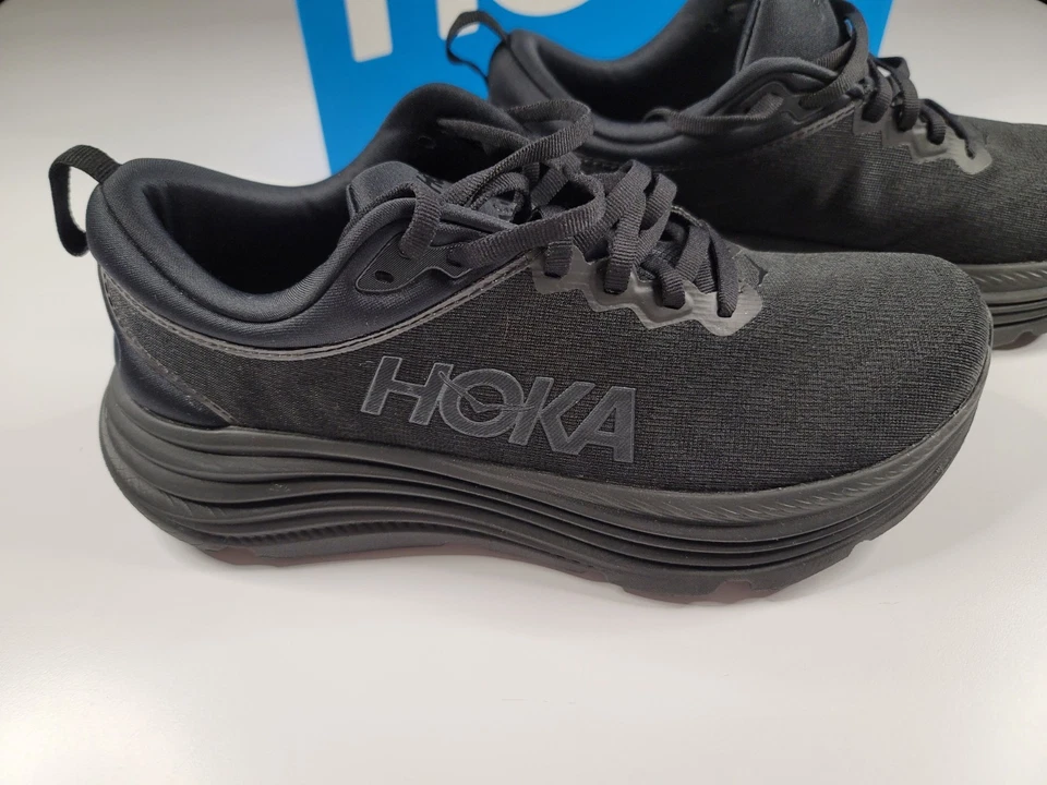 Zapatos para correr/caminar Hoka Gaviota 5 negros para mujer talla 9,5B leer descripción  Foto 4 de 4