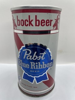 PABST BLUE RIBBON BOCK "TOUGH" BEER CAN 12 FL. OZ. PEORIA HEIGHTS ILL