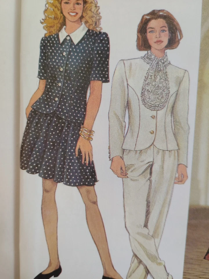 Simplicity 8045 Skirt Pants Top Tie Sewing Pattern Ladies 6 8 10 12 UC Evening - Image 3 of 4
