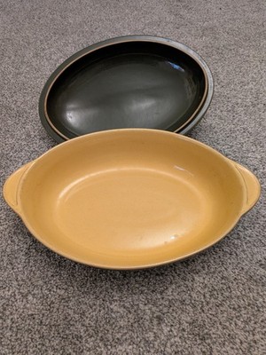 denby spice / classics große ovale Auflaufform / Bräter mit Deckel