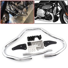 Chrome Engine Crash Bumper Frame Protection Bar Fits For Bmw 1800 R18 2020 2021