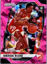 2024-25 Panini Prizm #282 Dominique Wilkins Prizms Pink Ice