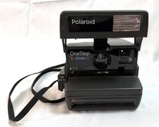 Vintage Polaroid One Step Close Up 600 Instant Film Camera with Strap