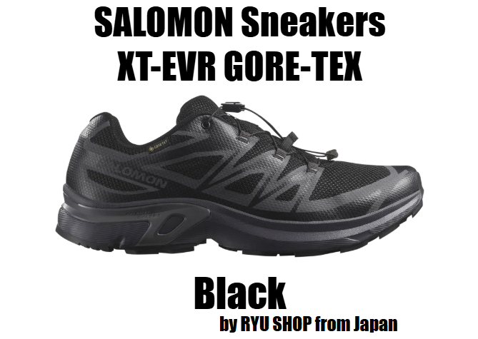 Salomon XT-EVR GORE-TEX Waterproof Sneakers in Black Asphalt