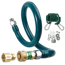 Krowne M7560K Royal Series 60" Long 3/4" Diameter Moveable Gas Hose Kit