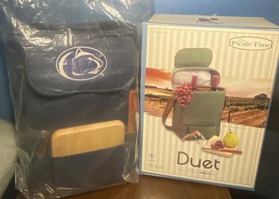 PENN STATE NITTANY LIONS Picnic Time Duet Wine Cheese Cooler Tote Bag - PSU NEW