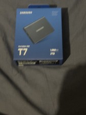 Image of Samsung T7 2TB Portable External SSD - Titan Grey (MU-PC2T0T/WW)