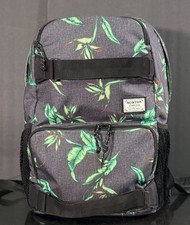 Burton Snowboarding Backpack Hawaiian Heather Book Bag Laptop 4 Slots Floral