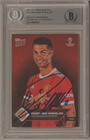 2021-22 Topps NOW Signed Cristiano Ronaldo #14 ManU Beckett 
