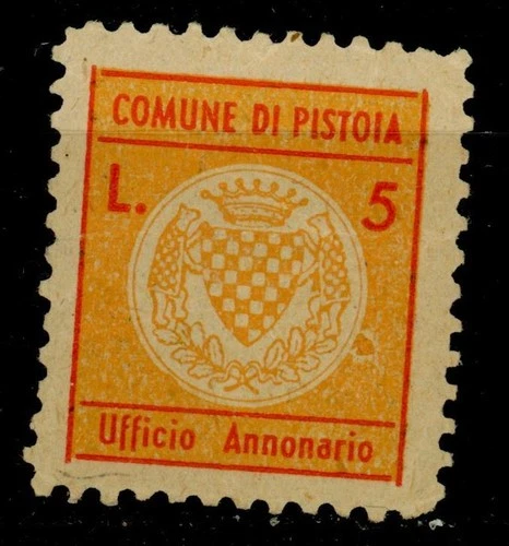 Italy local revenue Pistoia MNH marca da bollo fiscal