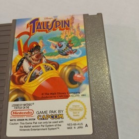 TALESPIN NES NINTENDO Game (GRADE A) LIKE NEW AUS PAL A Tested Working 