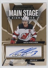 2023 Credentials Main Stage Signatures Gold 15/25 Nico Hischier #MS-NH Auto 0c3